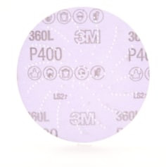 3M Xtract Film Disc 360L, P400 3MIL, 5", Die 500LG, 100 per carton, 500 per case