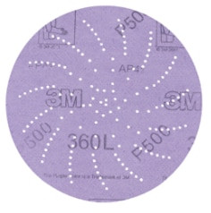 3M Xtract Film Disc 360L, P500 3MIL, 6", Die 600LG, 100 per carton, 500 per case