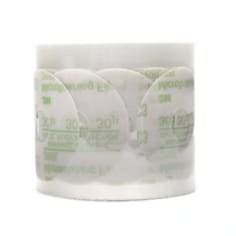 3M Microfinishing PSA Film Disc Roll 268L, 7 Mic 3MIL, 37 mm x NH, Scallop, 1000 Discs per roll, 4 rolls per case