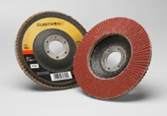 3M Cubitron II Flap Disc 969F, 40+, T29, 4-1/2" x 7/8", 10 per case