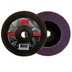 3M Flap Disc 769F, 40+, T27, 7" x 7/8", 5 per case