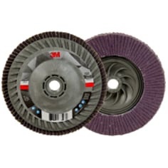 3M Flap Disc 769F, 40+, T27 Quick Change, 7" x 5/8"-11, 5 per case