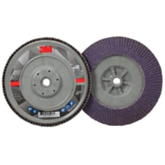 3M Flap Disc 769F, 40+, T29 Quick Change, 7" x 5/8"-11, 5 per case