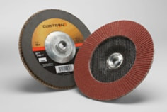 3M Cubitron II Flap Disc 967A, 40+, T27 Quick Change, 7" x 5/8"-11, 5 per case