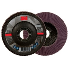 3M Flap Disc 769F, 80+, T29, 4-1/2" x 7/8", 10 per case