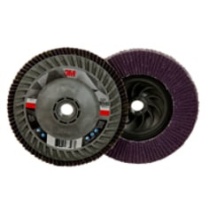 3M Flap Disc 769F, 80+, T27 Quick Change, 5" x 5/8"-11, 10 per case