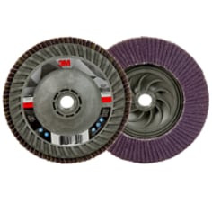 3M Flap Disc 769F, 60+, T29 Quick Change, 5" x 5/8"-11, 10 per case