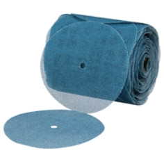 3M Blue Net Disc Roll 36420, 80, 6", 100 Discs per roll, 8 rolls per case