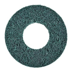 Scotch-Brite Clean and Strip XT Pro Extra Cut Disc, XC-DC, A/O Extra Coarse, Green, 7" x 3-1/8", 15 per case