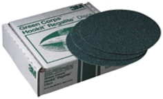 3M Green Corps Hookit Disc, 00520, 8", 100, 25 discs per carton, 5 cartons per case