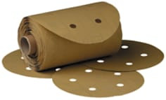 3M Stikit Gold Disc Roll Dust Free, 01633, 6", P500, 175 discs per roll, 6 rolls per case