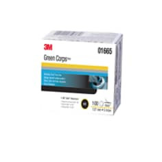 3M Green Corps Stikit Production Disc Dust Free, 01665, 5", 40, 100 discs per carton, 5 cartons per case