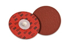 3M Cubitron II Roloc Durable Edge Disc 984F, 60+, YF-weight, TR, Maroon, 1-1/2", Die R150S, 50 per carton, 200 per case