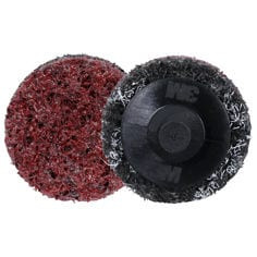 Scotch-Brite Roloc Precision Heavy Duty Surface Conditioning Disc, HD-DR, Medium 150+, TR, 1", 50 per carton, 200 per case