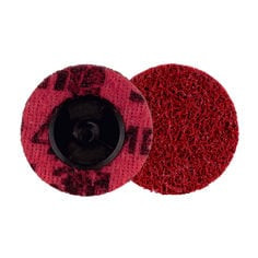 Scotch-Brite Roloc Precision Surface Conditioning Disc, PN-DR, Medium, TR, 2", 1000 per case, Bulk