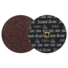 Scotch-Brite Precision Heavy Duty Surface Conditioning TN Quick Change Disc, HD-DN, Coarse 120+, 7", 25 per case