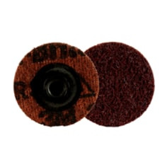 Scotch-Brite Roloc Precision Surface Conditioning Disc, PN-DS, Coarse, TS, 2", 50 per carton, 200 per case, Dispenser Pack