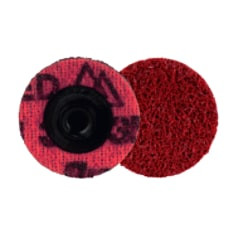 Scotch-Brite Roloc Precision Surface Conditioning Disc, PN-DS, Medium, TS, 2", 50 per carton, 200 per case, Dispenser Pack