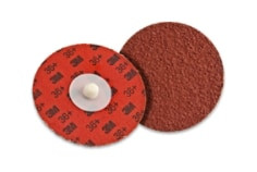3M Cubitron II Roloc Durable Edge Disc 984F, 36+, YF-weight, TR, Maroon, 3", Die R300V, 50 per carton, 200 per case