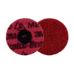 Scotch-Brite Roloc Precision Surface Conditioning Disc, PN-DR, Medium, TR, 3", 1000 per case, Bulk