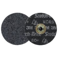 Scotch-Brite Precision Heavy Duty Surface Conditioning TN Quick Change Disc, HD-DN, Extra Coarse 80+, 4-1/2", 50 per case