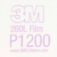 3M Stikit Finishing Film Abrasive Roll 260L, 35397, 6" x 50 yd, P1200 grade, 3 rolls per case