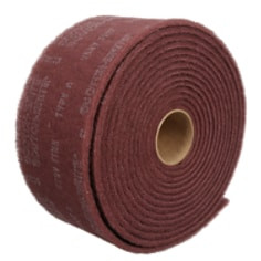 Scotch-Brite Clean and Finish Roll, CF-RL, A/O Very Fine, 1-1/2" x 30 ft