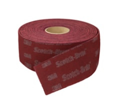 Scotch-Brite Light Deburring Roll, LD-RL, A/O Very Fine, 3" x 30 ft, 4 per case