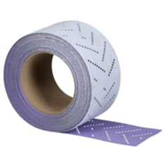 3M Cubitron II Hookit Clean Sanding Sheet Roll 34451, 500+ Grade, 70 mm x 12 m, 5 rolls per case