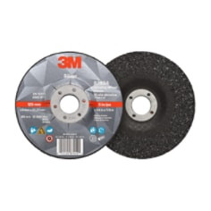 3M Silver Depressed Center Grinding Wheel, 87454, 36+, T27, 5" x 1/4" x 7/8", 10 per carton, 20 per case