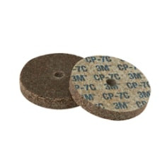 Scotch-Brite Cut and Polish Unitized Wheel, CP-UW, 7A Coarse, 6" x 1/4" x 1/2", 8 per case