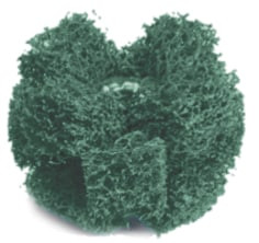 Standard Abrasives Buff and Blend Cross Buff HS, 727334, A/O Coarse, 1" x 3/8" x 2 Ply x 8-32, 50 per carton, 500 per case