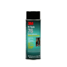 3M Hi-Tack Spray Adhesive 76, Clear, 24 fl oz Can (Net Wt 18.1 oz), 1 per case, Sample, NOT FOR SALe CA AND OTHER STATES