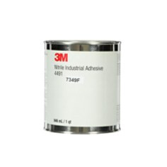 3M Nitrile"dustrial Adhesive 4491, Tan, 1 Quart, 1 Can per case, Sample