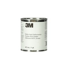 3M Nitrile High Performance Rubber and Gasket Adhesive 847H, Brown, 1 Pint, 1 Can per case, Sample