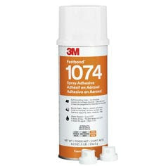 3M Fastbond Water-Based Foam and Fabric Adhesive 1074, Low VOC <6%, Neutral, Net Wt 8.2 oz, 6 Can per case