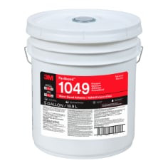 3M Fastbond Pressure Sensitive Adhesive 1049, Neutral, 5 Gallon (Pail), Drum