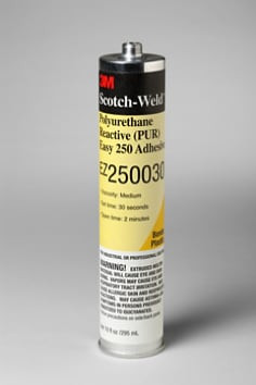 3M Scotch-Weld PUR Adhesive EZ250030, Off-White, 1/10 Gallon Cartidge, 5 Each per case