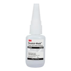 3M Scotch-Weld Super Fast"stant Adhesive SF20, Clear, 20 Gram, 10 Bottles per case