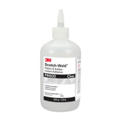 3M Scotch-Weld Plastic & Rubber"stant Adhesive PR600, Clear, 500 Gram, 1 per case