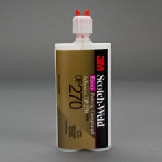 3M Scotch-Weld Epoxy Potting Compound DP270, Black, 200 mL Duo-Pak, 12 Pack per case