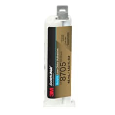 3M Scotch-Weld Low Odor Acrylic Adhesive DP8705NS, Black, 45 mL Duo-Pak, 12 Each per case