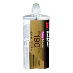 3M Scotch-Weld Epoxy Adhesive DP190, Gray, 400 mL Duo-Pak, 6 per case