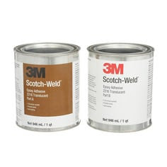 3M Scotch-Weld Epoxy Adhesive 2216, Translucent, Part B/A, 2 Quart, 6 kit per case