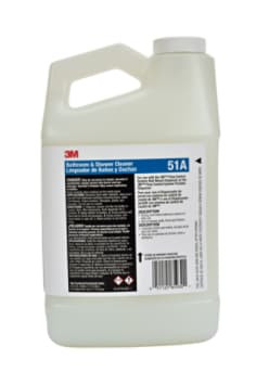 3M Bathroom Shower Cleaner Concentrate 51A, 0.5 Gallon, 4 per case
