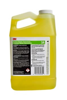 3M Neutral Cleaner Concentrate 3A, 0.5 Gallon, 4 per case