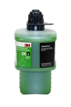 3M Quat Disinfectant Cleaner Concentrate 5H, Gray Cap, 2 Liter, 6 per case