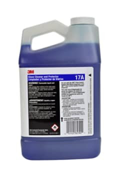 3M Glass Cleaner & Protector Concentrate 17A, 0.5 Gallon, 4 per case