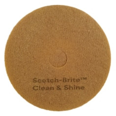 Scotch-Brite Clean & Shine Pad, 19", 5 per case