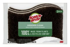 Scotch-Brite Greener Clean Heavy Duty Scrub Sponge 87033, 8/3